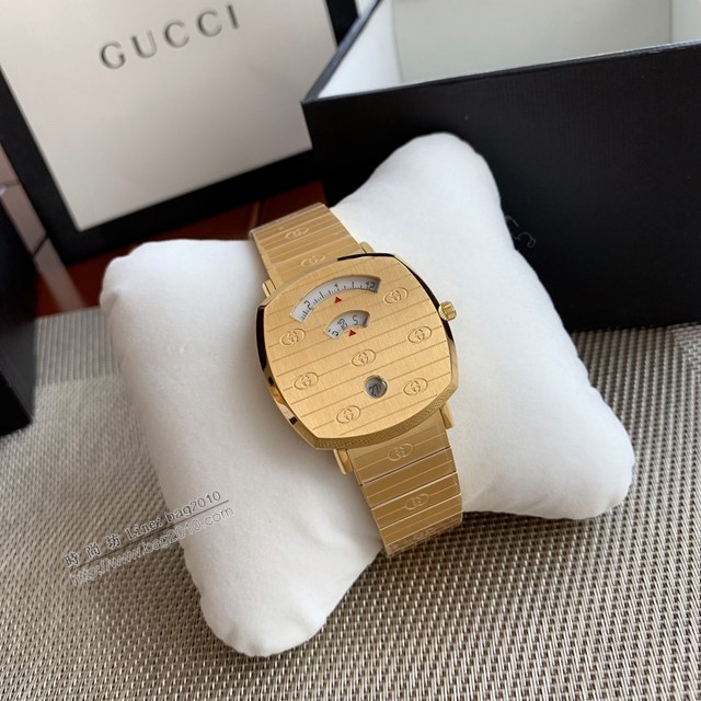 古馳鋼帶手錶 Gucci新款中性石英腕表  gjs2150